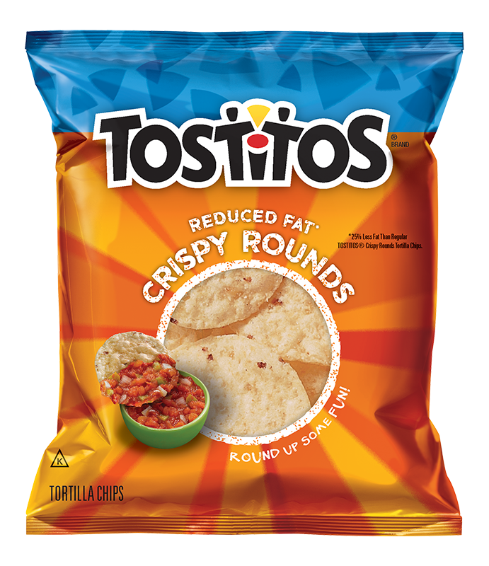 Tostitos® Reduced Fat Crispy Round Tortilla Chips 1 45oz Pepsico School Source K 12